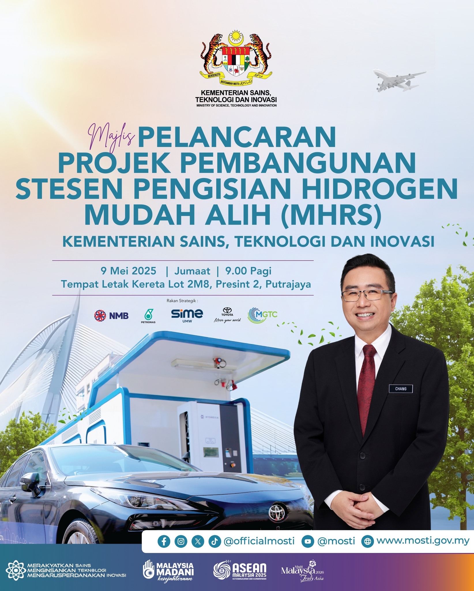 BERNAMA - Projek Pembangunan Stesen Pengisian Hidrogen Mudah Alih (MHRS ...