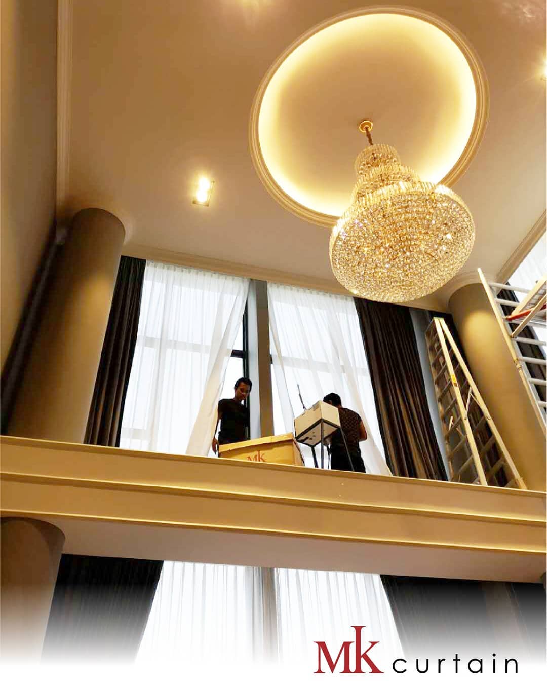 MK Curtain HQ - Double volume windows? No worries! MK...