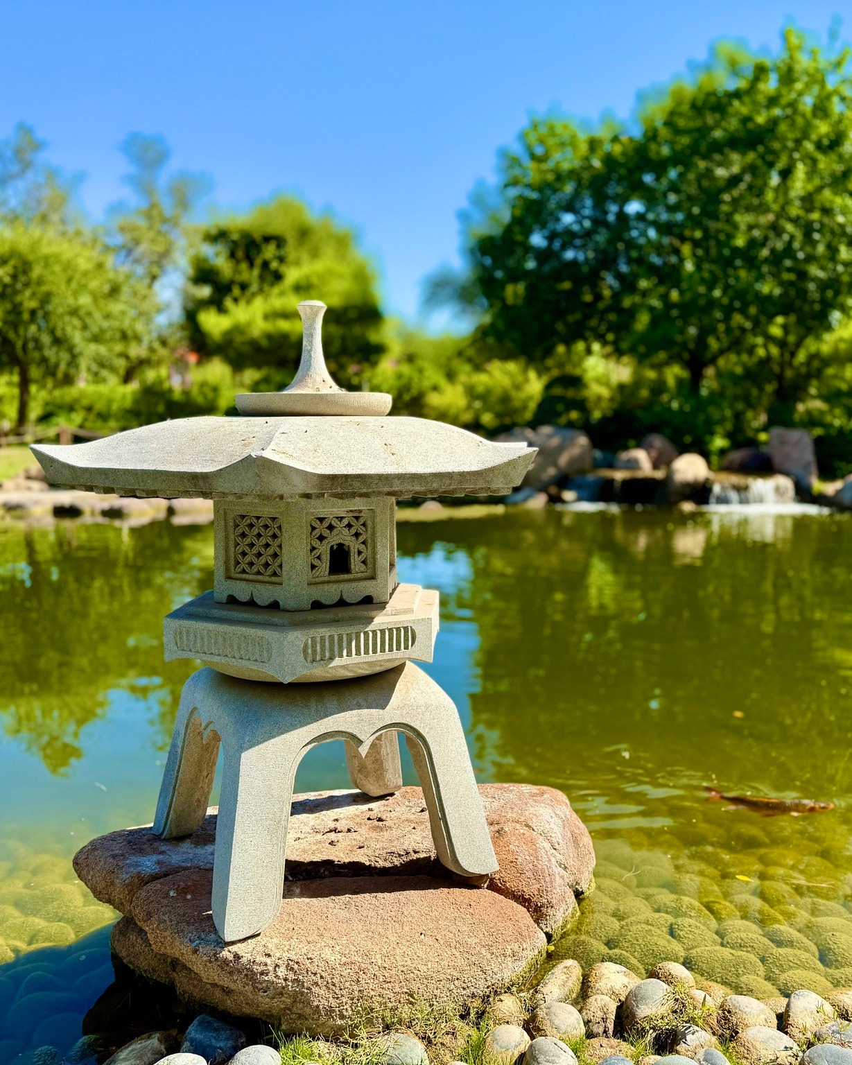 置物 yuki No.332 Yukimi doro snow-viewing lantern design