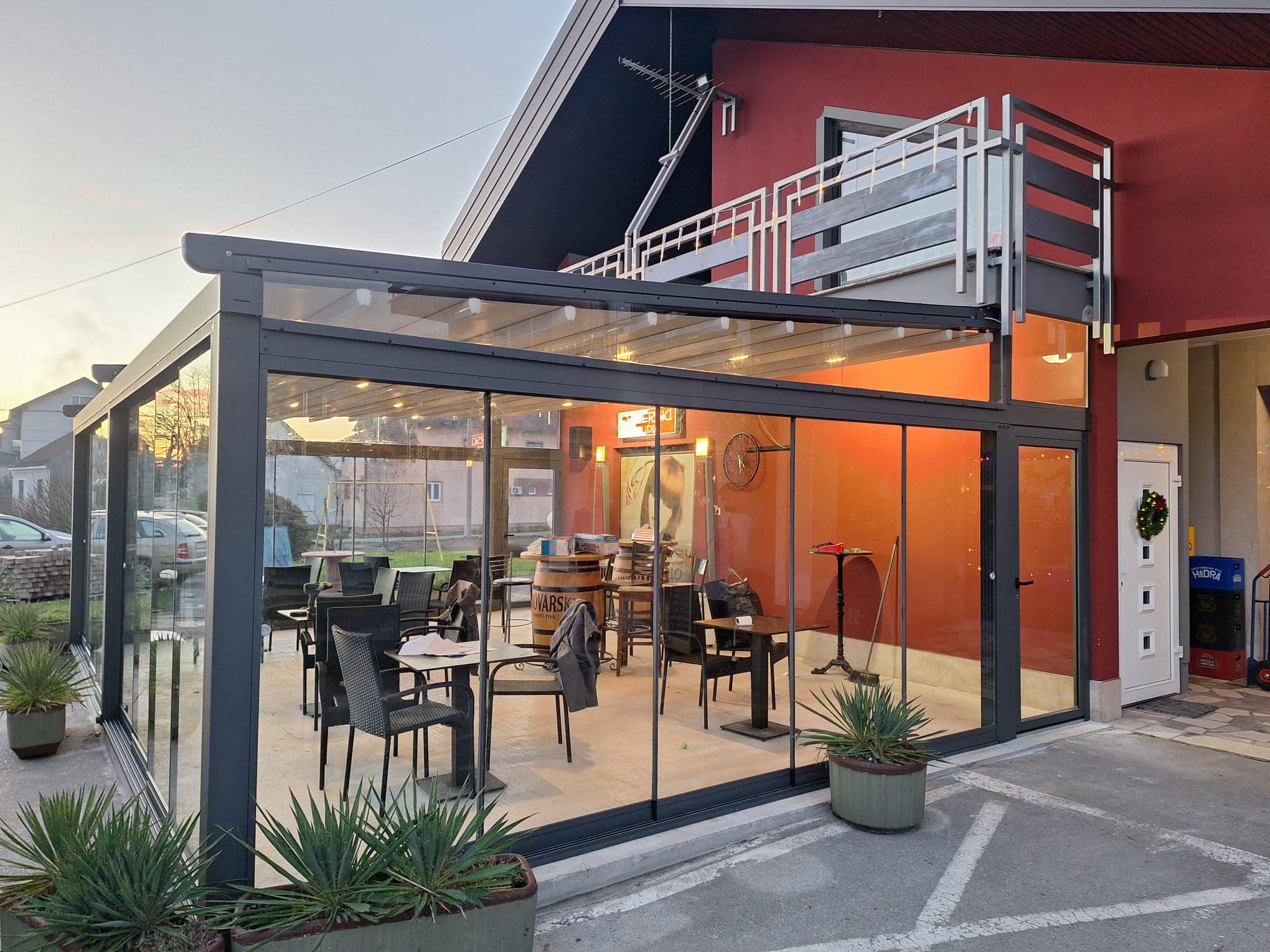 Fortuna design - 🍀 PERGOLA I PANORAMA OSTAKLJIVANJE🍀 Caffe bar Kika ...