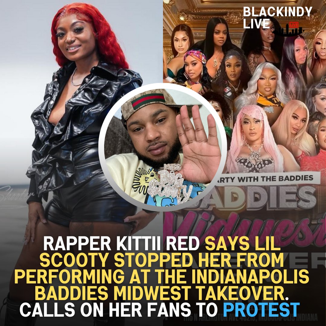 Black - Indianapolis rapper Kittii Red is stirring up major controversy ...