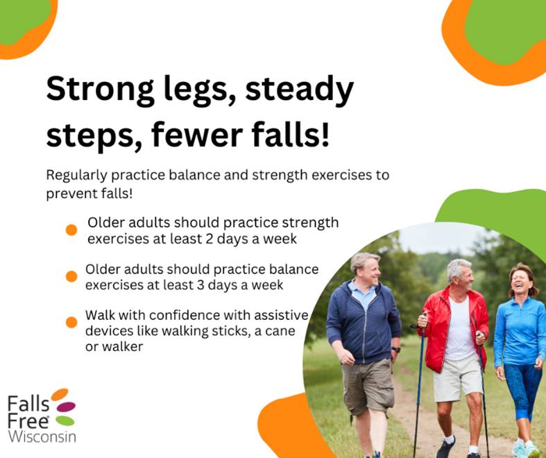 Oshkosh - One strong step at a time! Strength and balance exercises can ...
