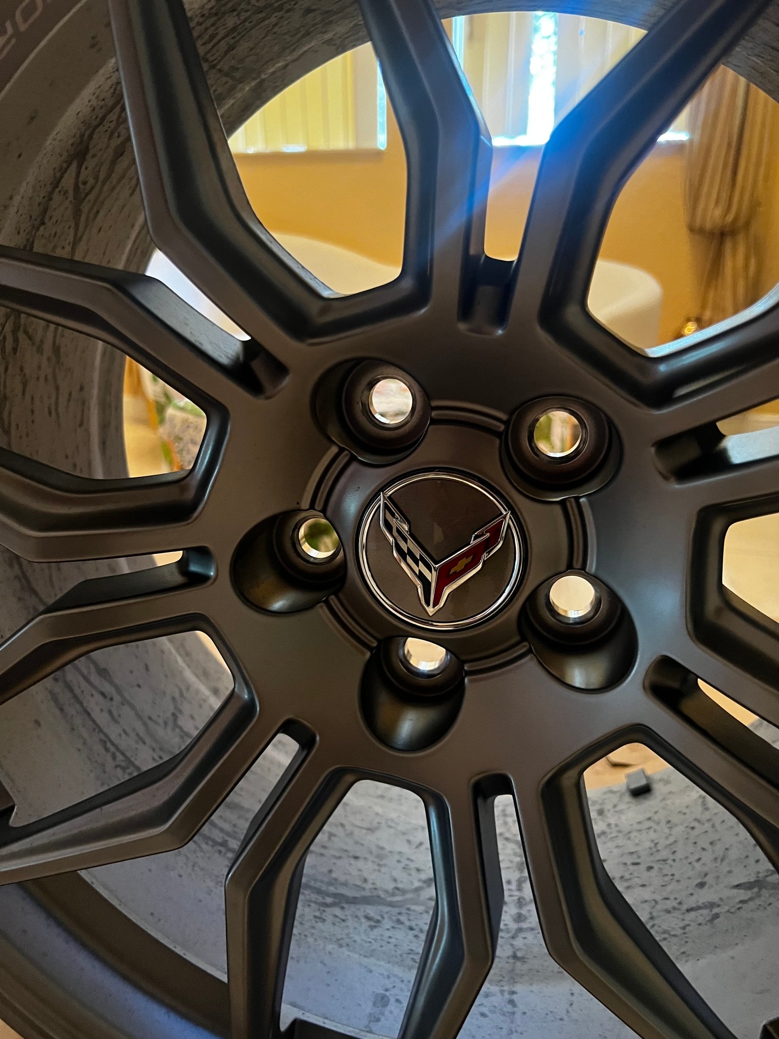 CHEVY CORVETTE C8 TITANIUM SATIN SPIDER RIMS - Car Wheels, Tires ...