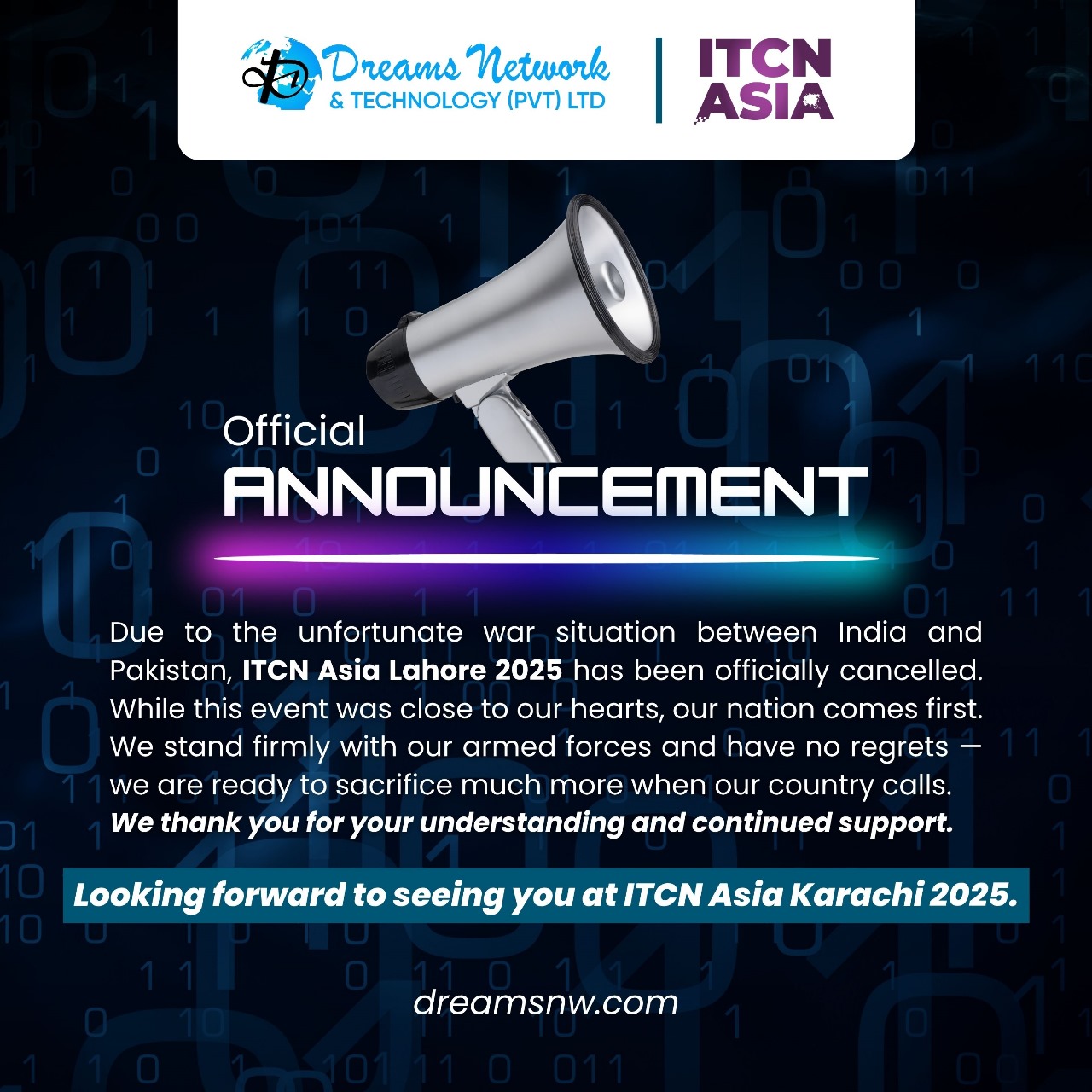 🇵🇰 Official... - Dreams Network & Technology (Pvt) Ltd | Facebook
