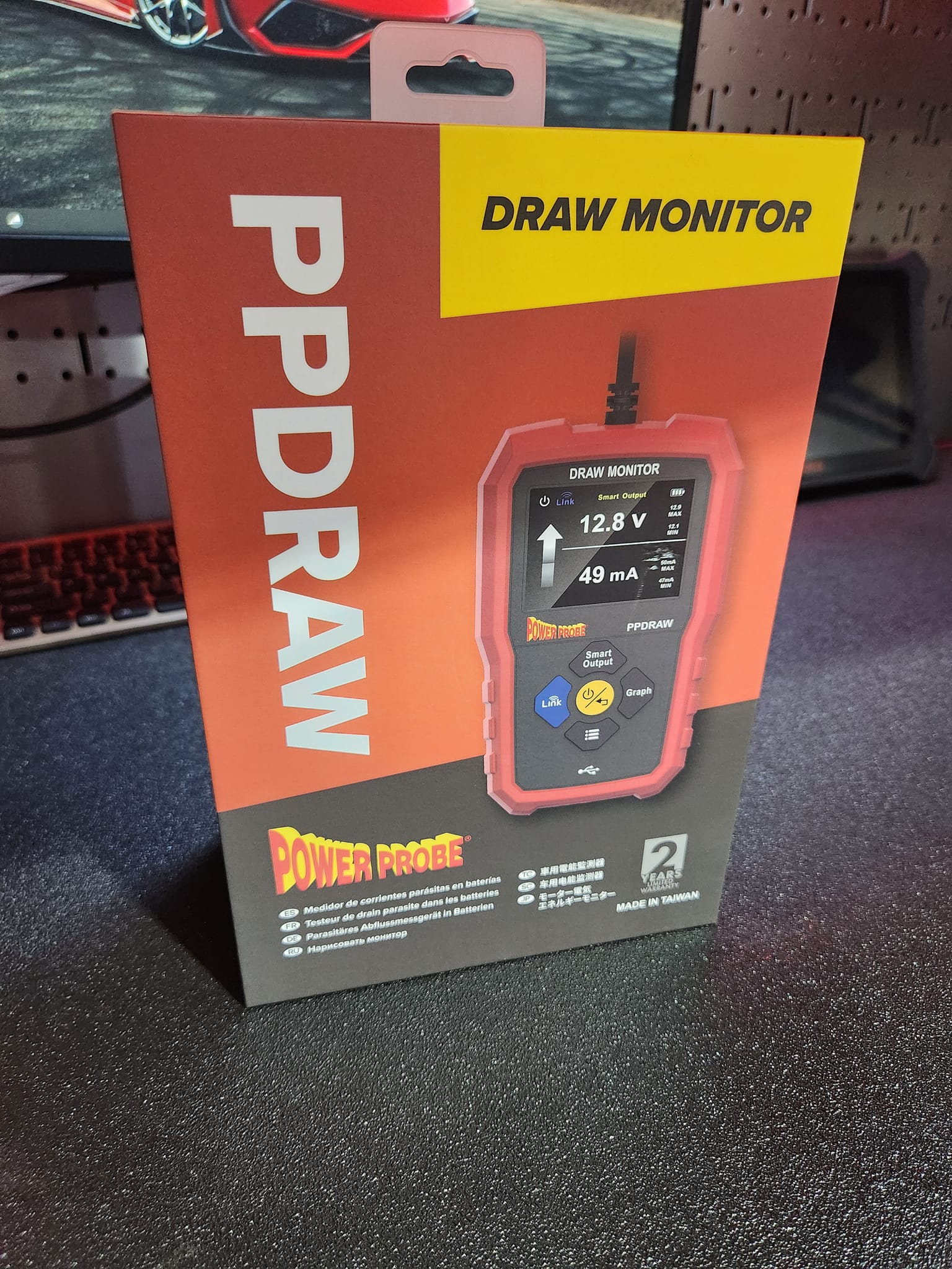 PowerProbe PPDRAW Parasitic Draw Monitor & Battery Memory Saver UK