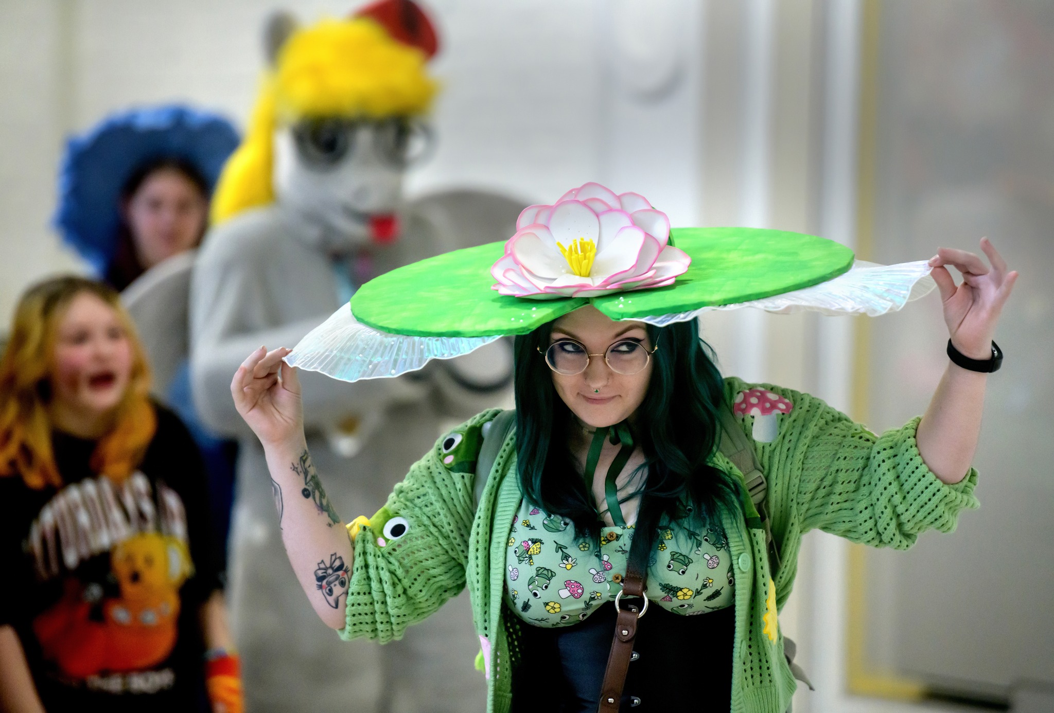 Journal Star Photo and Video - Marie Berchtold of Pekin shows off the ...