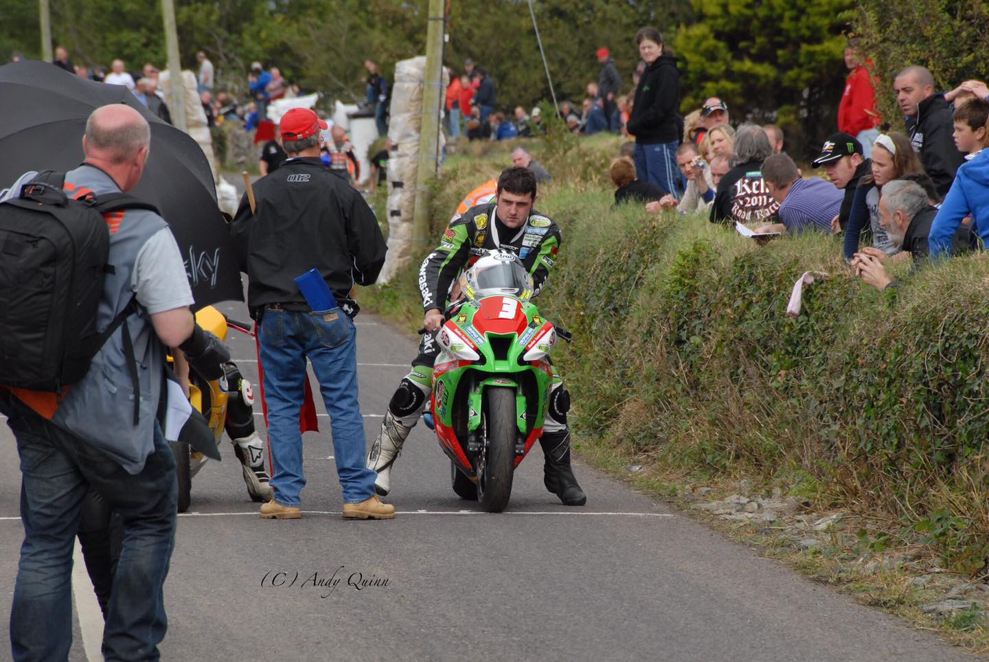 Throwback Thursday with Micheal Dunlop Astride the ZX-10r that