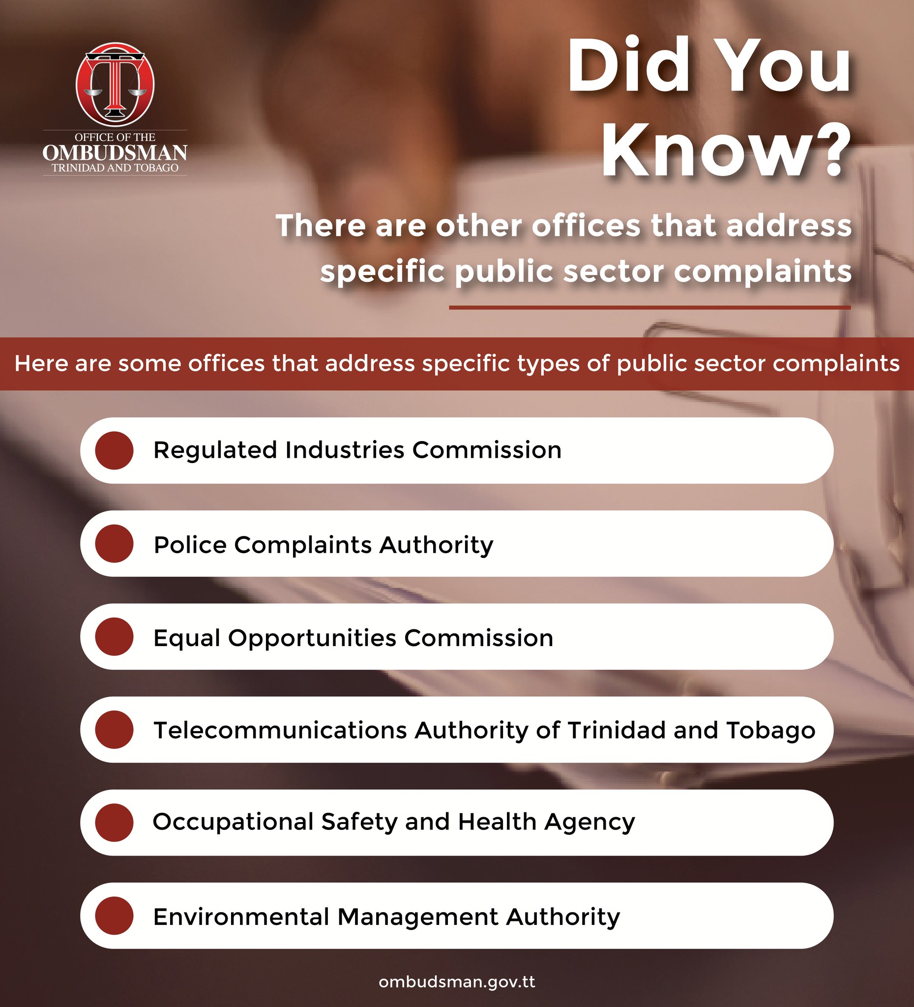 Office - Did you know that there are various independent entities ...