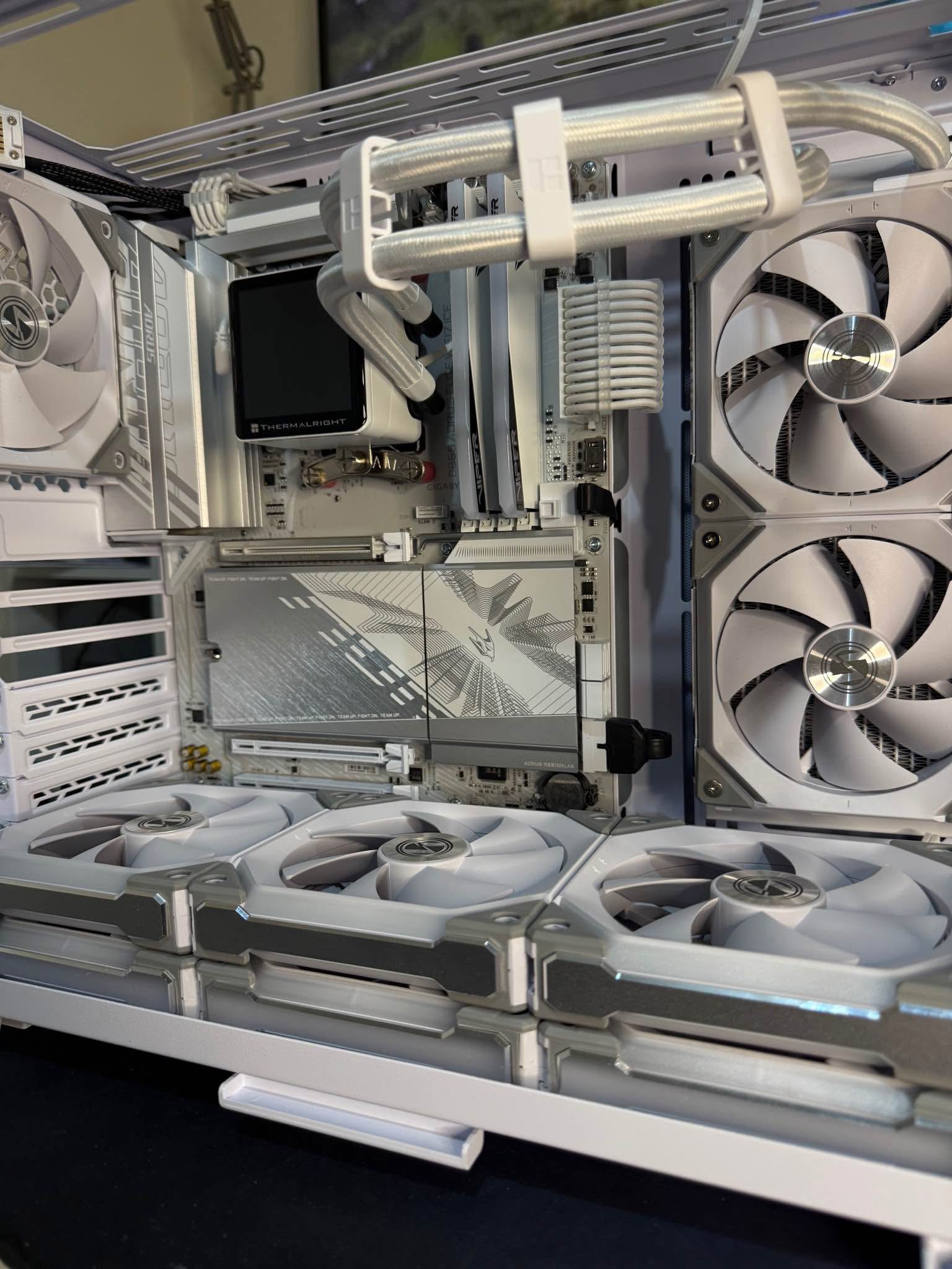 ️ Custom Gaming PC – “Snow Demon Mod” | Ryzen 9 9800X3D | RTX 5080 ...