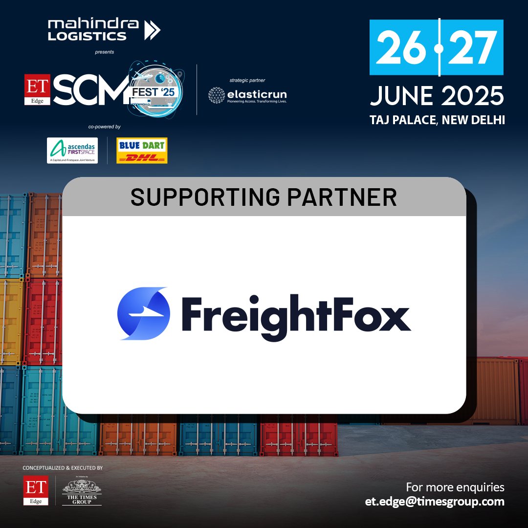 ET - It’s a privilege to welcome FreightFox AI as the Supporting ...