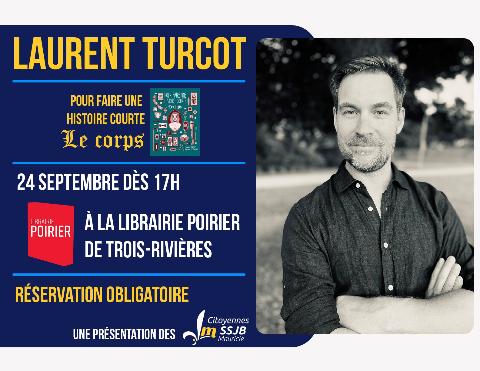 Les Citoyennes accueillent Laurent Turcot