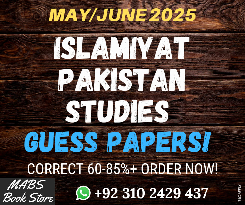 MABS Book Store O/A Level and IGCSE | Karachi
