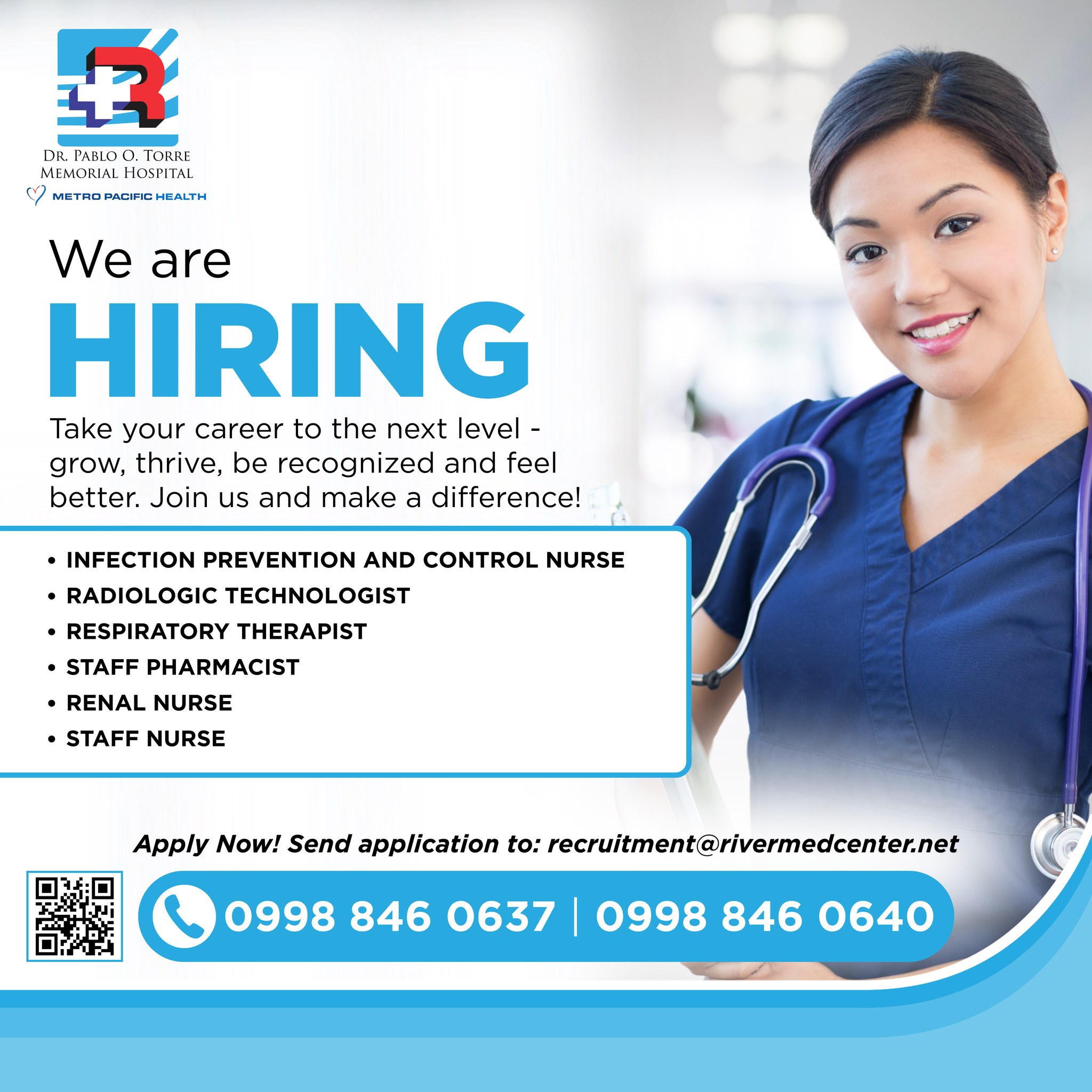 🚨 We’re Hiring! 🚨 Take... - Riverside Medical Center, Inc. | Facebook