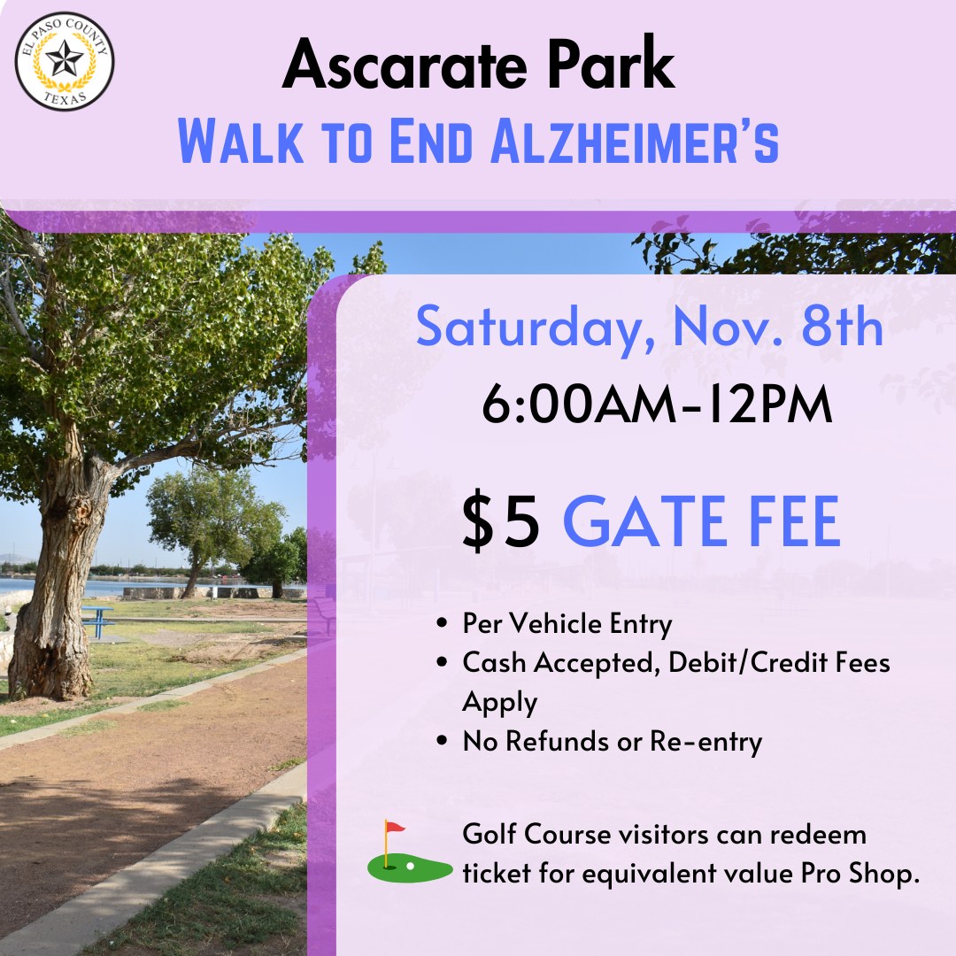 El - 🚗 $5 Gate Fee in effect at Ascarate Park – Saturday, November 8th ...