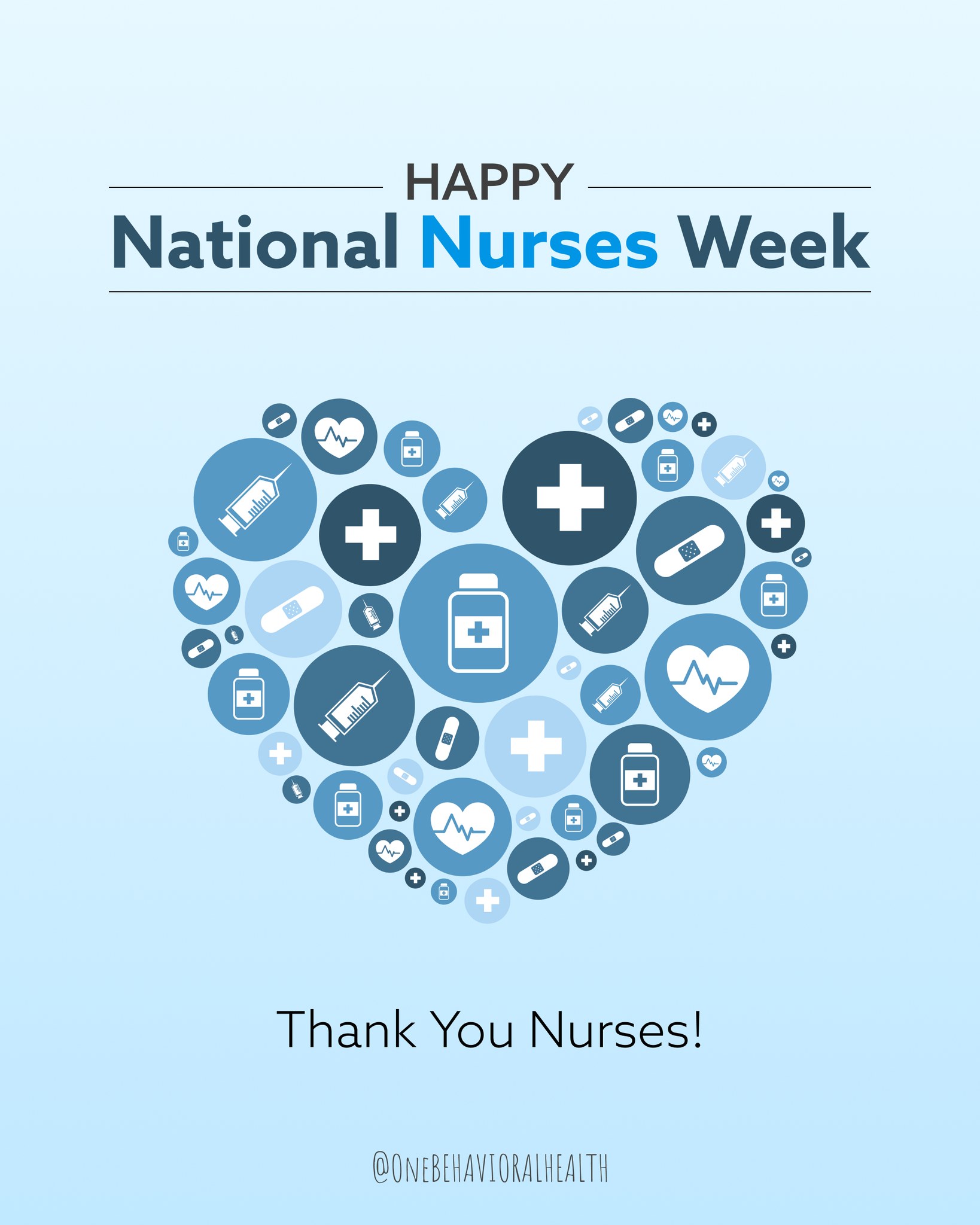 One - Happy National Nurses Week! 💙 At One Behavioral, we recognize and ...