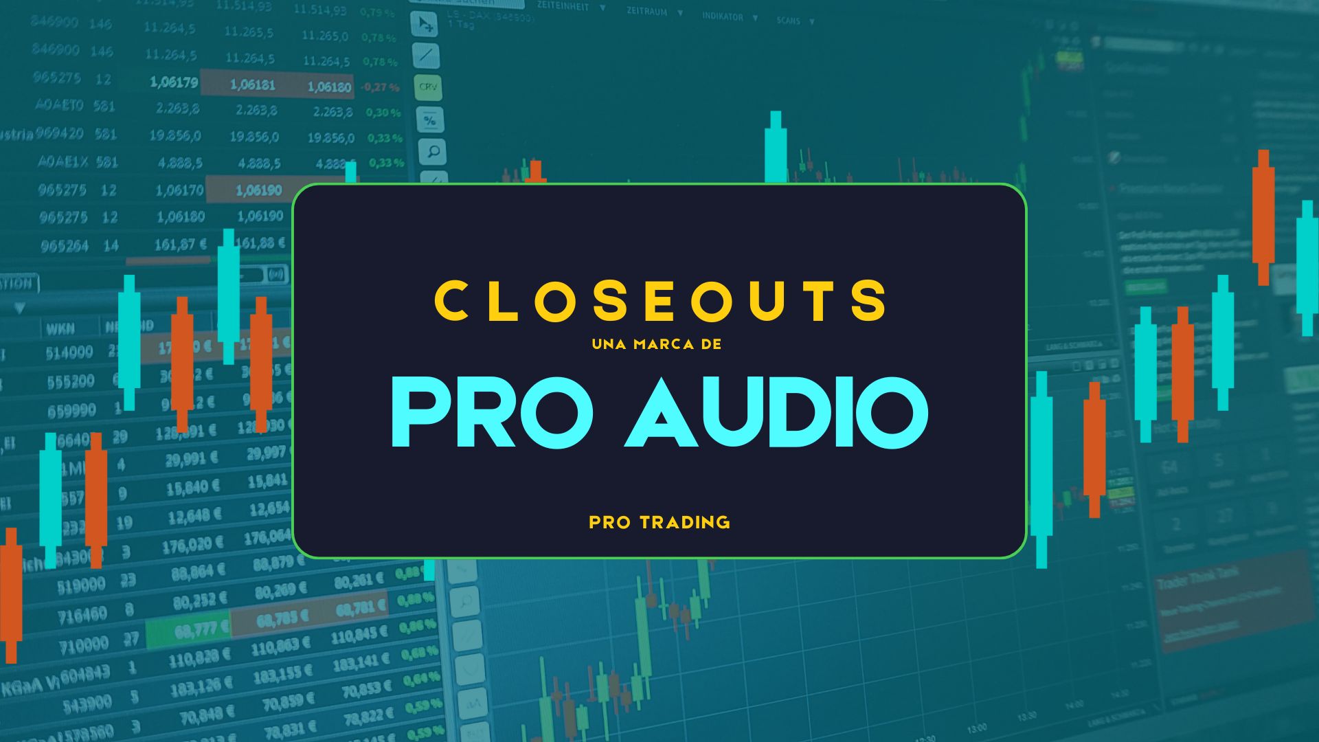 Closeouts- P R O AUDIO