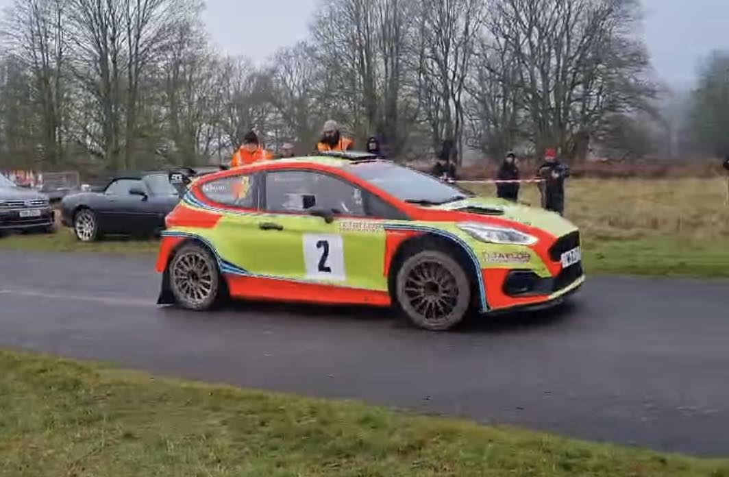 Dom - Darrell Taylor and Dylan Thomas in there Fiesta Rally2 finished ...