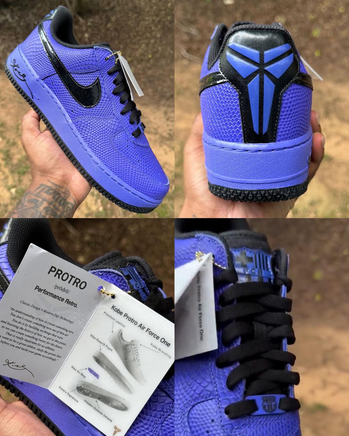 OFFICIAL PHOTOS: FC Barcelona x Kobe Bryant x Nike Air Force 1 Low