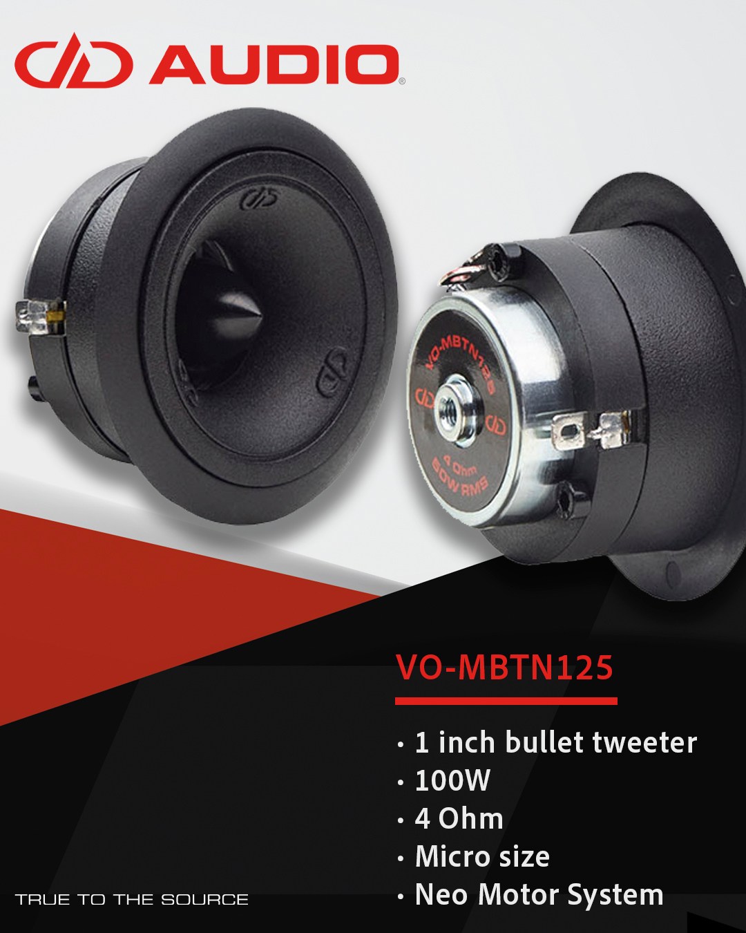 Digisound - The NEW VO-MBTN125 Micro Bullet Tweeter Neo is... | Facebook