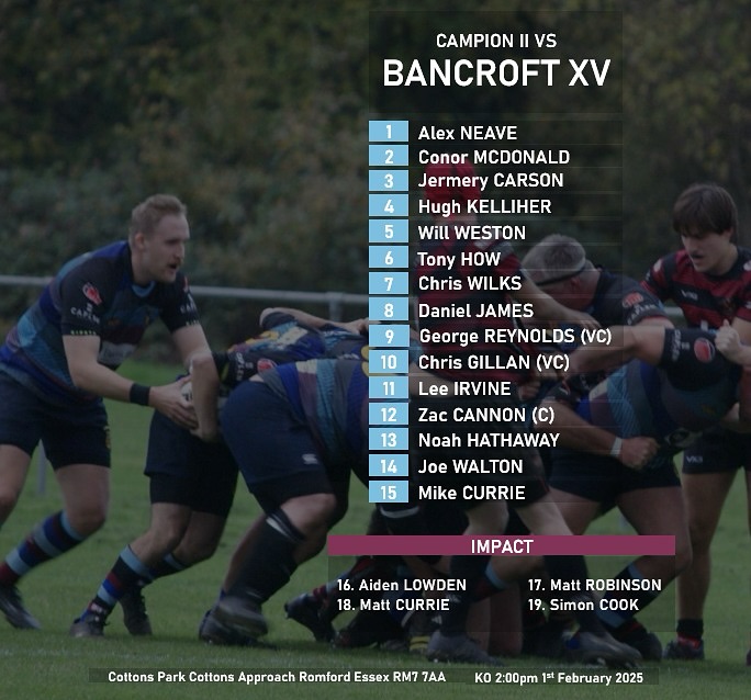 Bancroft Rugby Club | Buckhurst Hill