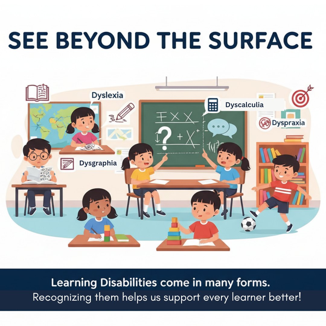 𝐒𝐞𝐞 𝐁𝐞𝐲𝐨𝐧𝐝 𝐭𝐡𝐞 𝐒𝐮𝐫𝐟𝐚𝐜𝐞 Learning Disabilities come in many forms. Common ...