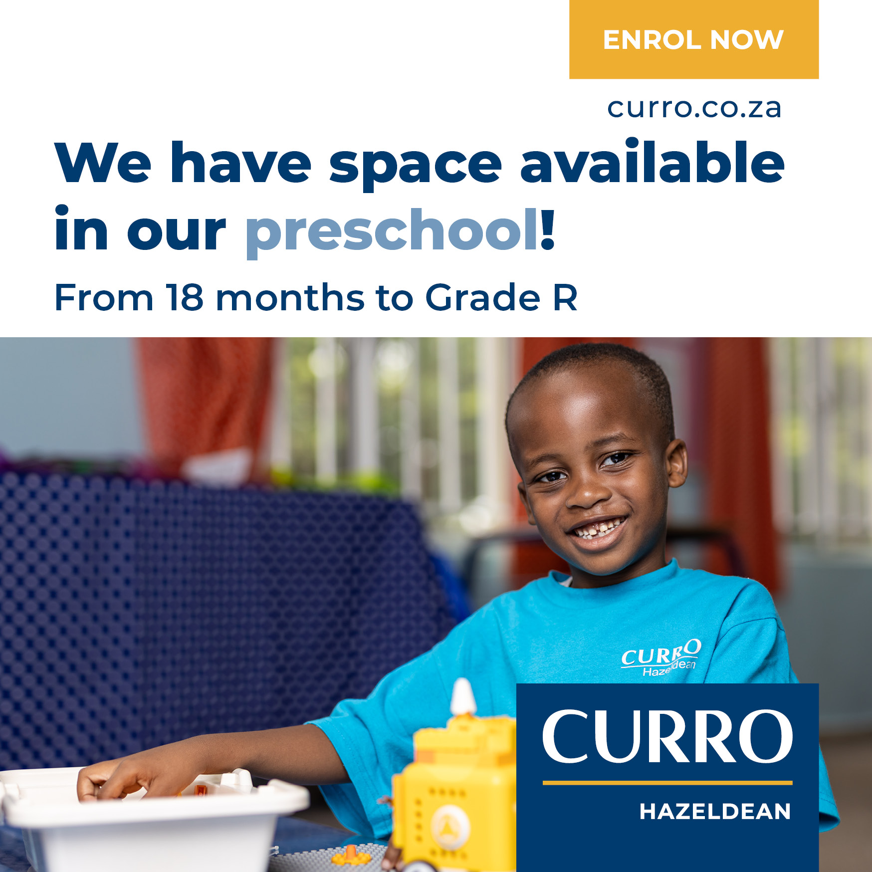 Curro Hazeldean Preschool - 🌈 Big dreams start small! Our preschool ...