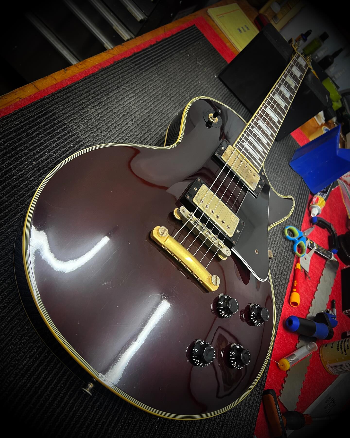 1987 Tokai SD653 Custom Edition Model. Nice Dark R/W Slab-Board