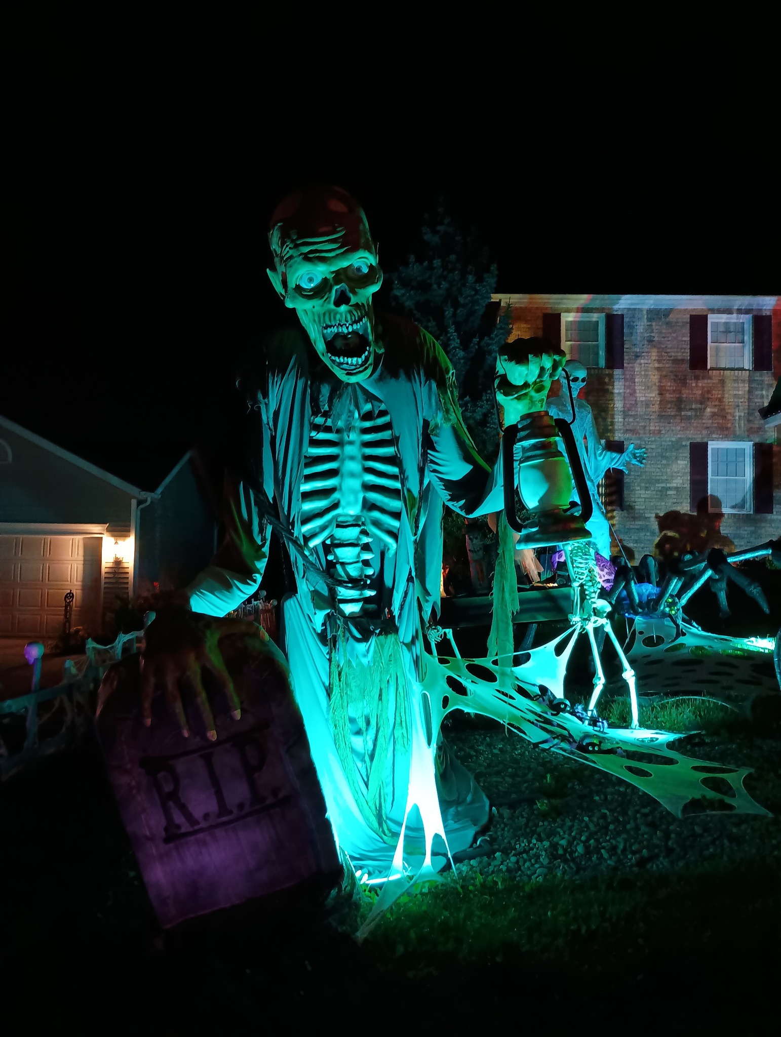 Stanley home Halloween display in Louisville, Ohio