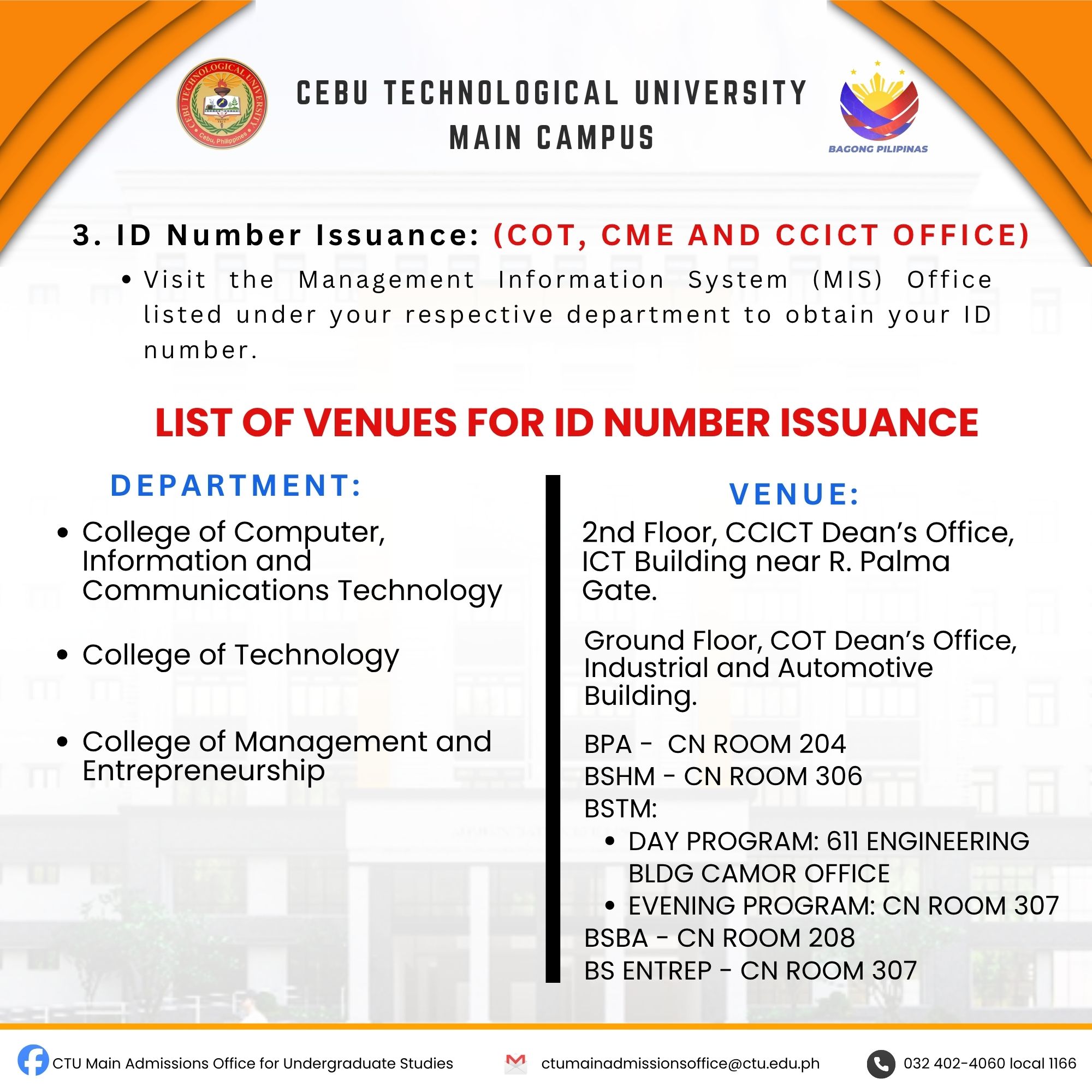 CTU... - CTU Main Admissions Office for Undergraduate Studies