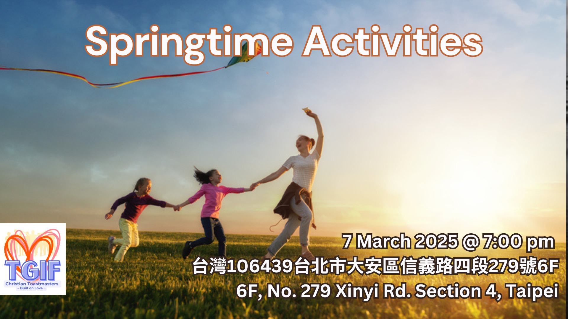 TGIF Mtg. #315 - Springtime Activities