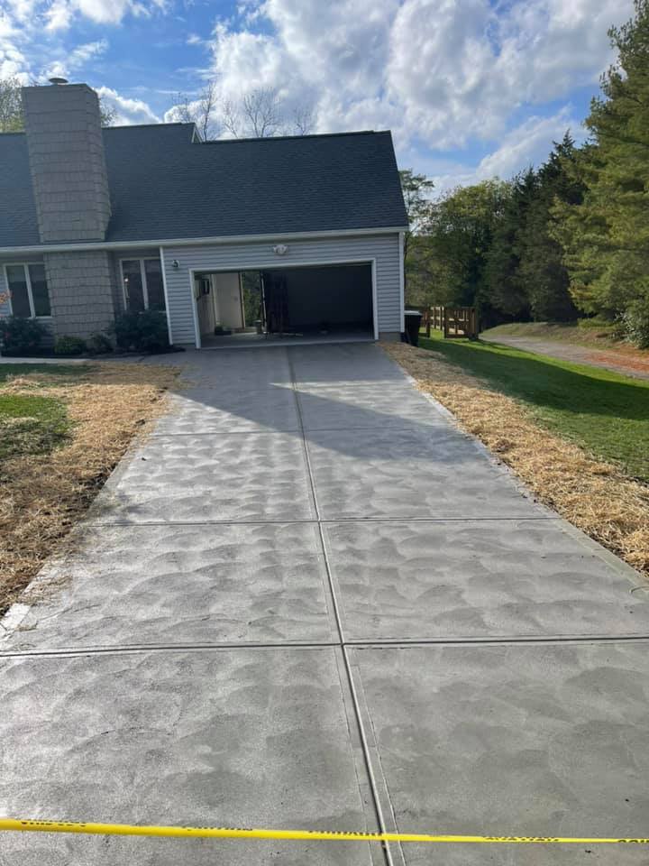 Before and after. New driveway,... - Walz &amp; Sons Masonry LLC | Facebook