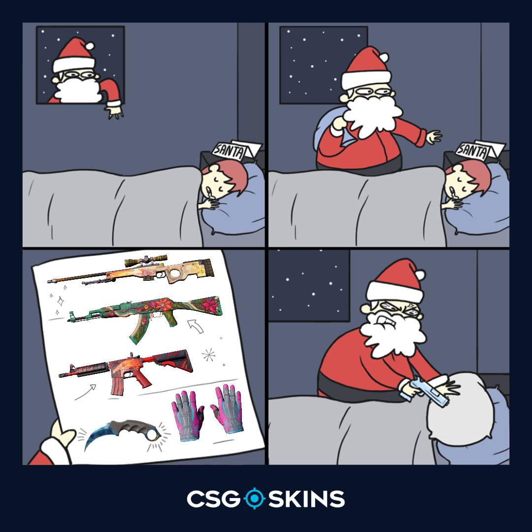 CSGO-SKINS.COM - Santa wasn’t ready for this... 🎅😂 | Facebook