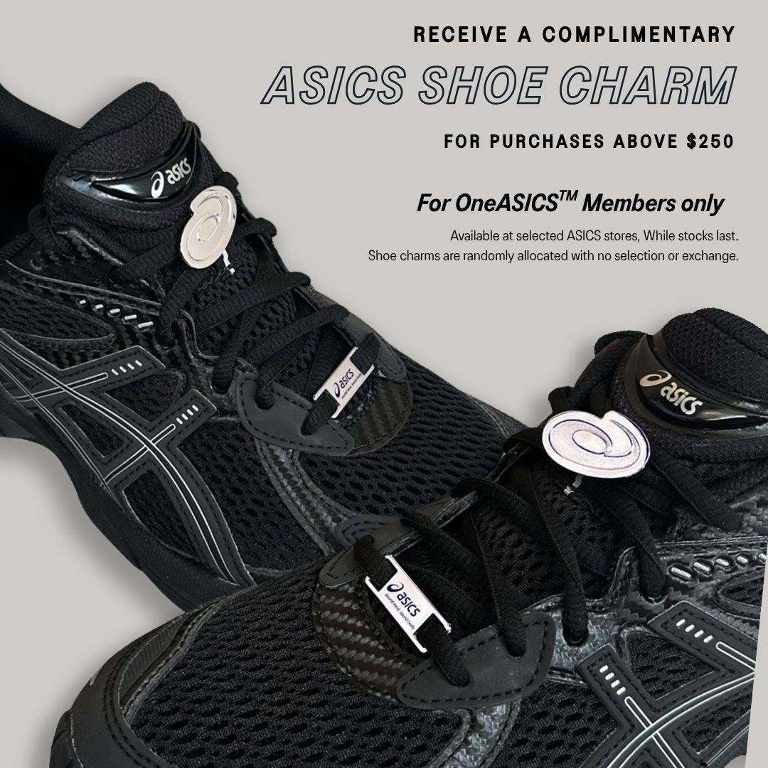 JD x ASICS exclusive charms for free?! Say less It's time to