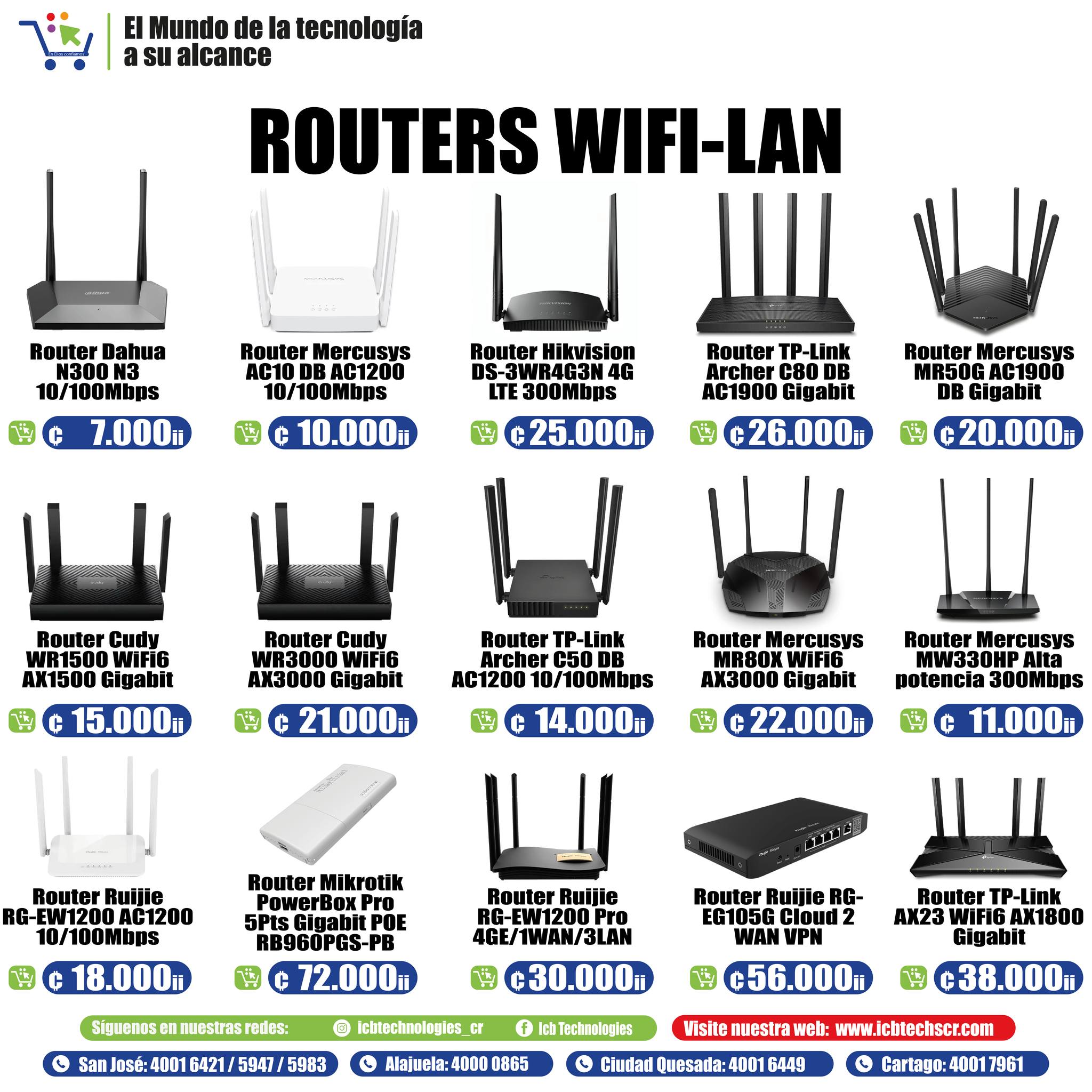 Icb - 📶🔥 ¡Potencia tu conexión con los mejores routers del mercado! 🔥📶 ...
