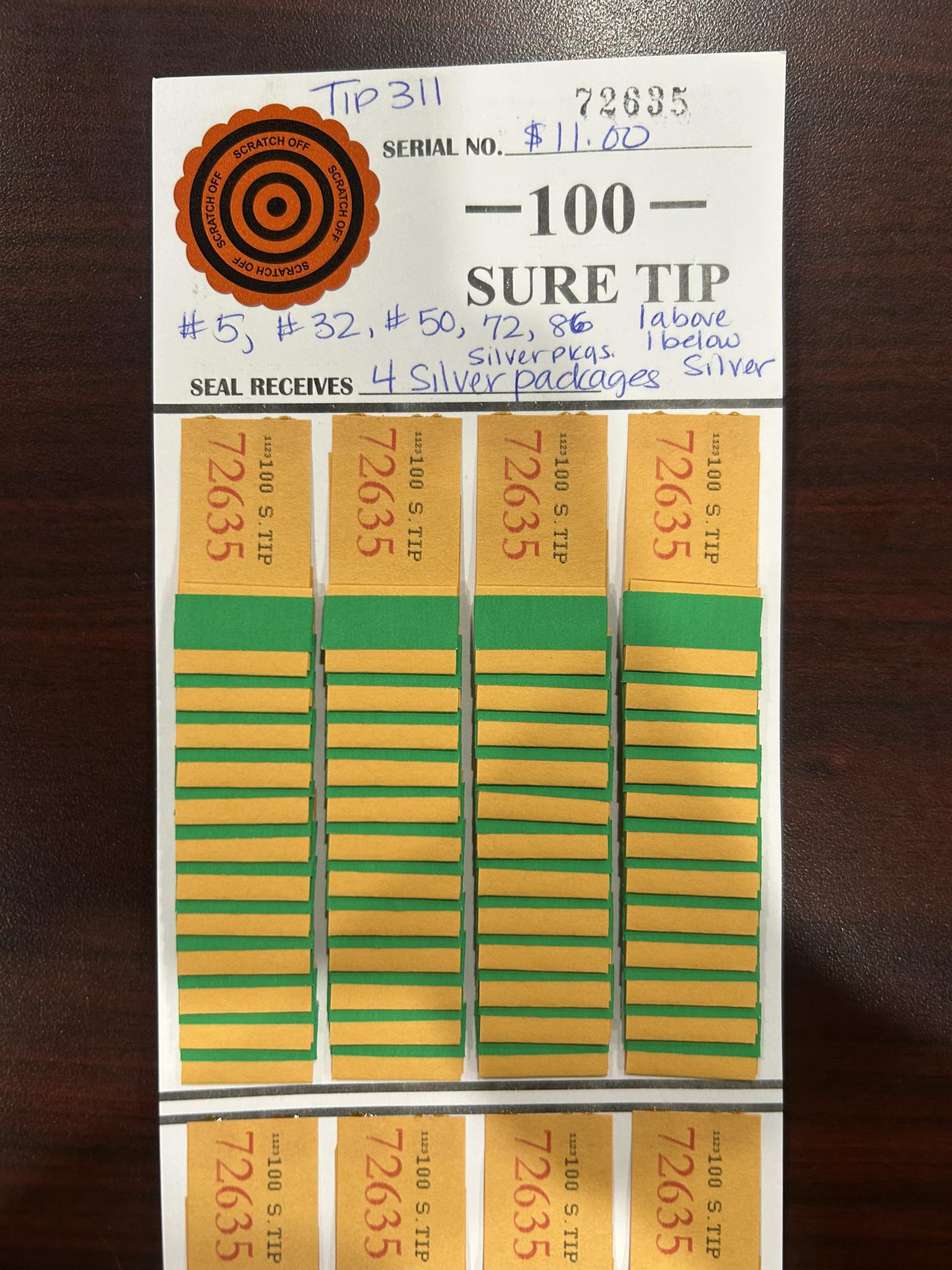 Morris - TIP 311 !!! TIP FOR MEGA BASH TICKETS!! 🔥🔥 100 TIPS BEING SOLD ...