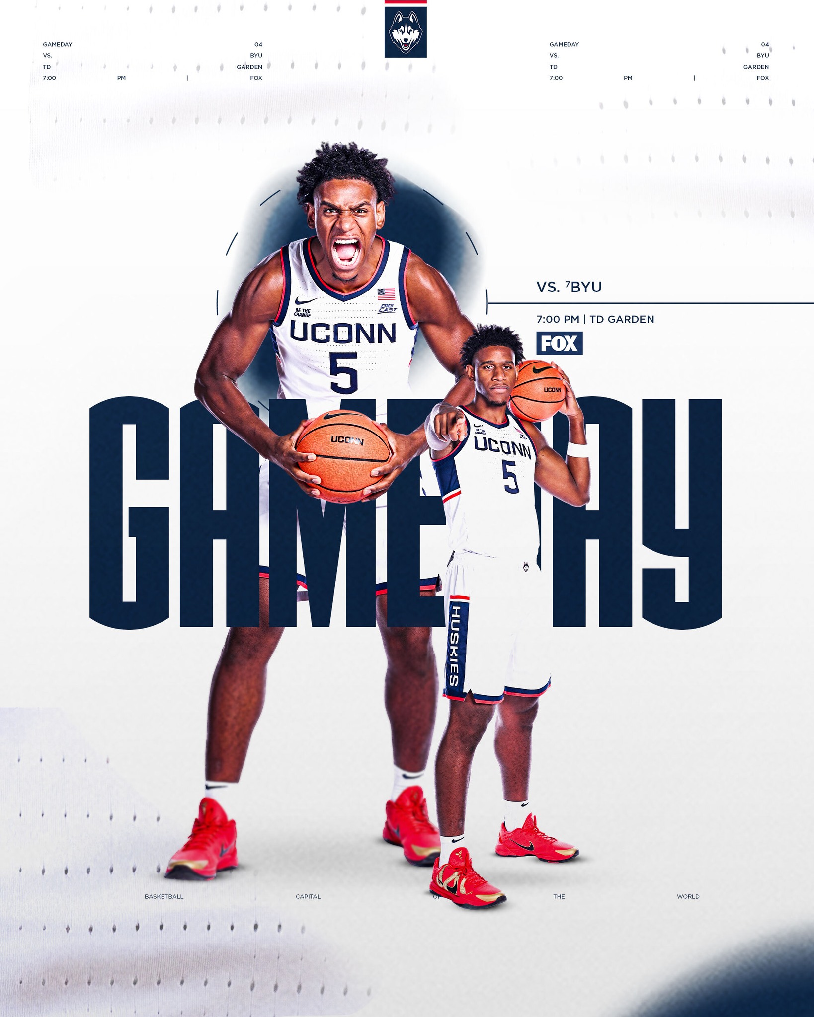 GAMEDAY. 🕖 7:00 p.m. 📍 Boston,... - UConn Men's Basketball | Facebook