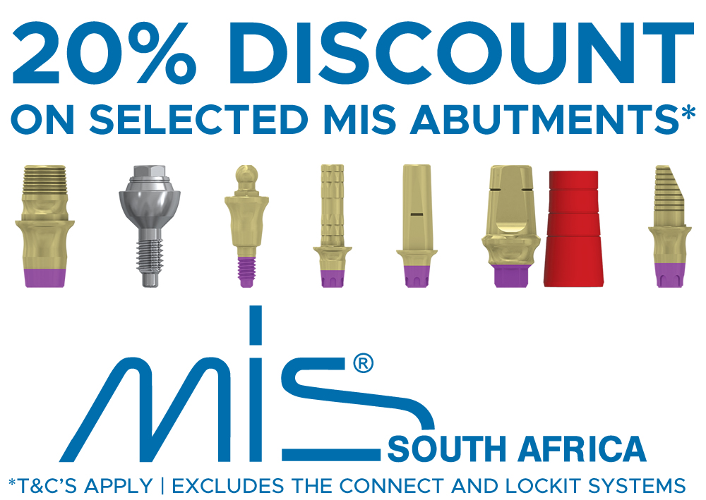 Implant - 20% discount on the following abutments (C1, Lance, V3 and ...