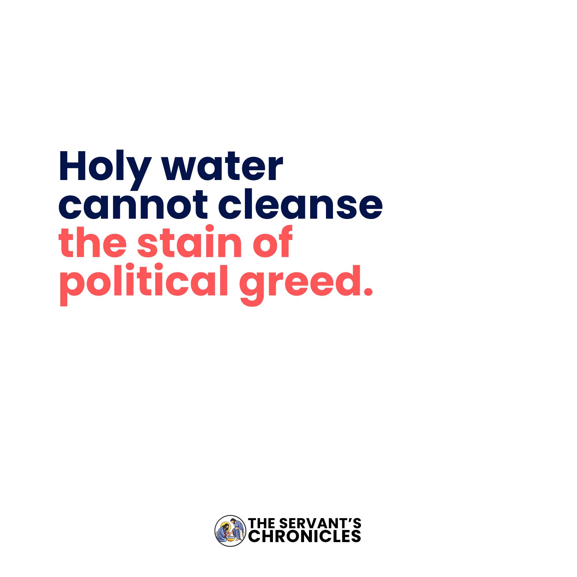 Greed is a sin that requires us... - The Servant's Chronicles | Facebook