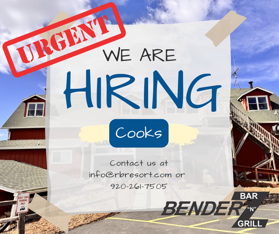 River - 🔥 **NOW HIRING – COOKS at BenderZ Bar n' Grill 🔥 We're looking ...