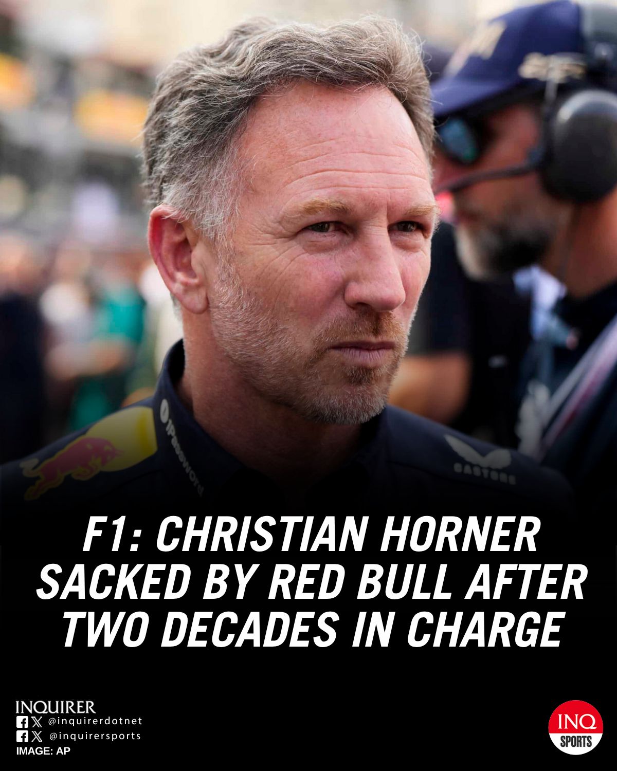 Inquirer - Christian Horner has been fired as Red Bull team principal ...