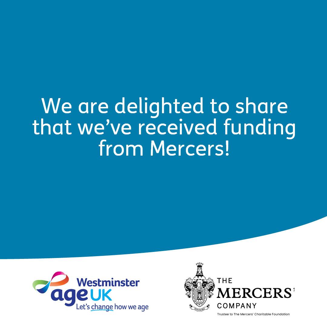 We are delighted to have been awarded... - Age UK Westminster | Facebook
