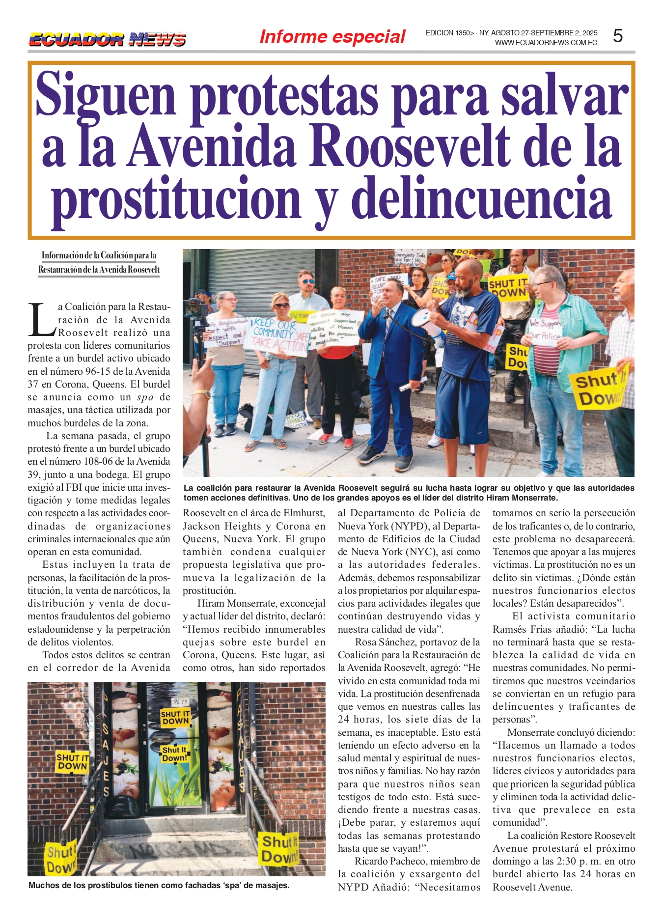 Hiram - ECUADOR NEWS- 27 de Aug. 2025 Siguen protestas para salvar a la ...