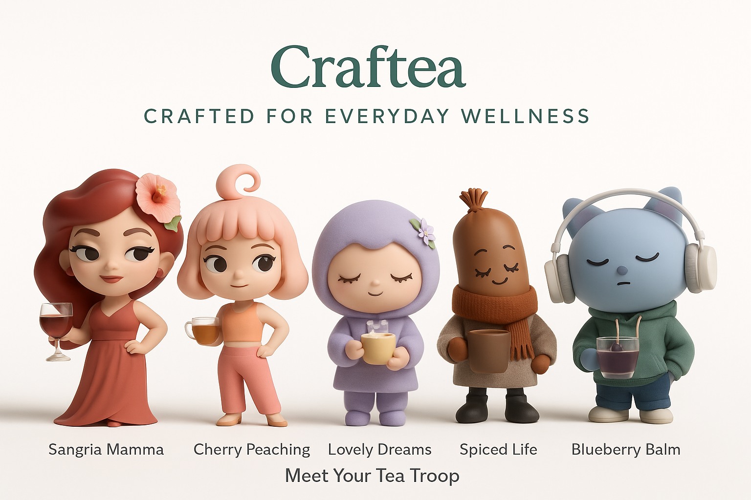 Craftea Nutty - Meet the Tea Troop. They’re not here to... | Facebook