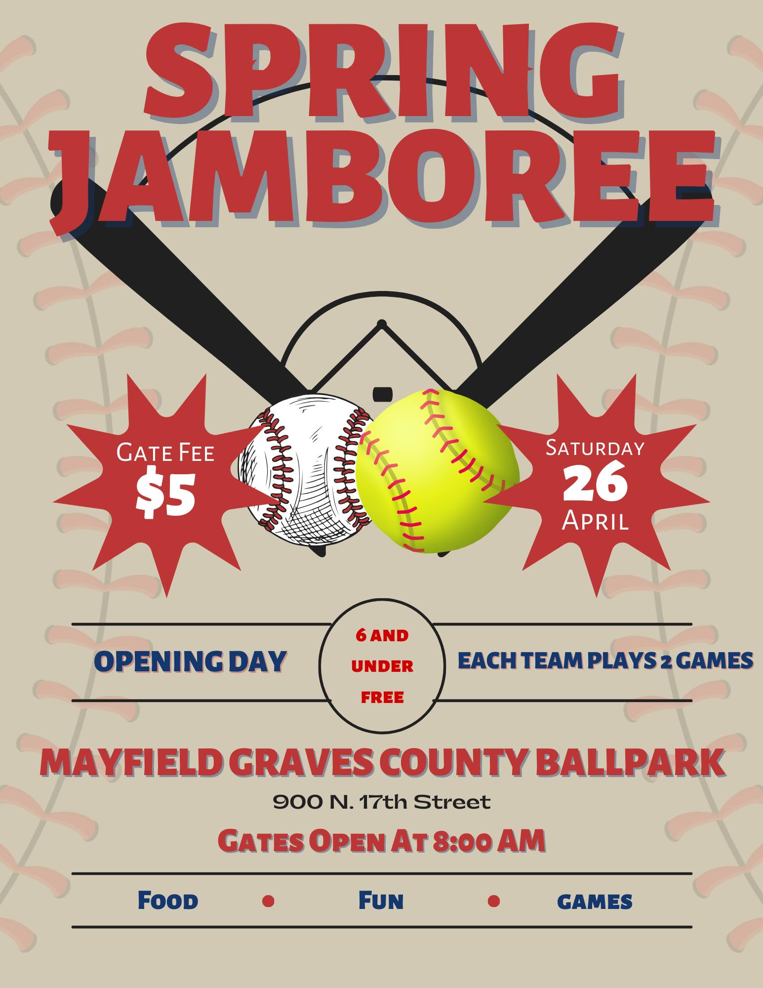 Mayfield - 🌟⚾🥎 Spring Jamboree is Coming! 🥎⚾🌟 Mark your calendars! 📅 ...