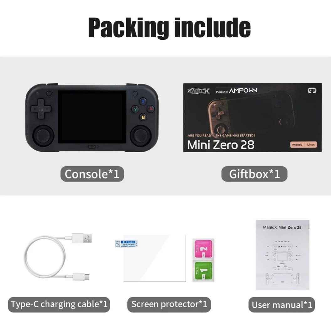 🎮 Máy chơi game cầm tay Mini Zero 28 Nhỏ gọn – Cực mạnh – Chạy Android ...