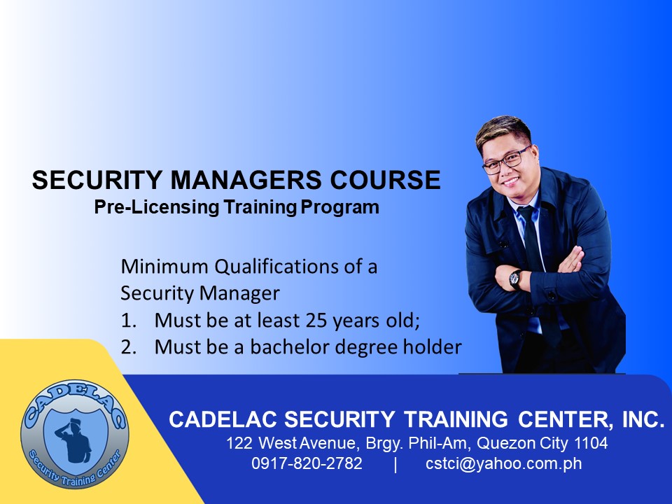 Security Manager Course