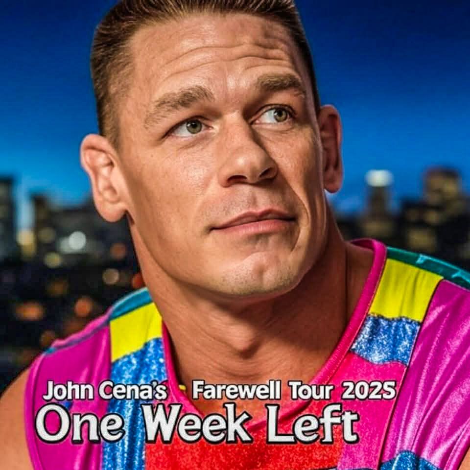 CM - John Cena's 2025 farewell tour is now officially one week away ...