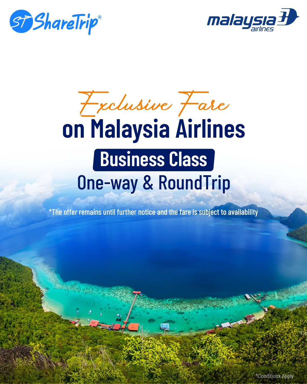 ShareTrip - ️ Fly Business Class with Malaysia Airlines! Book one-way ...