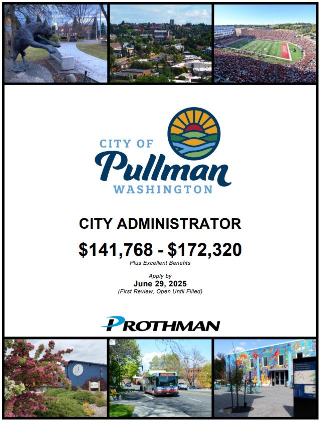 City of Pullman - The City of Pullman is hiring a City... | Facebook