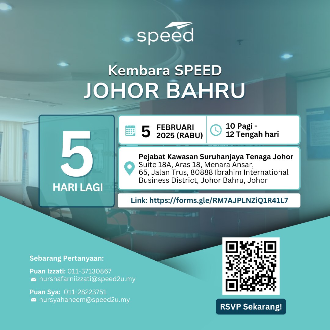 Speed2u - 📢📢 5 hari lagi!!! Jom sertai KEMBARA SPEED Johor... | Facebook